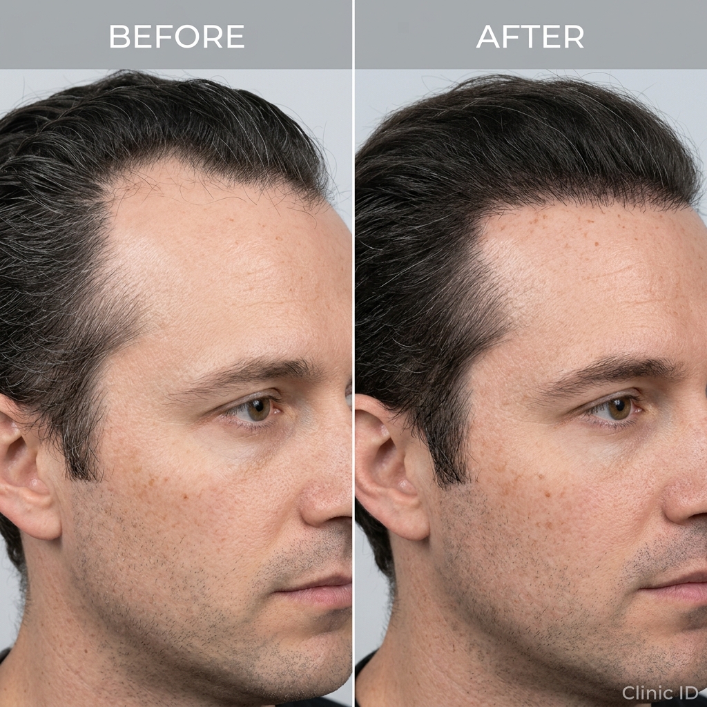Antes do tratamento Capilar Turbo 10 — Linha Frontal